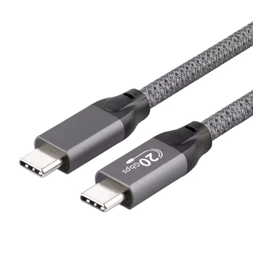 USB C to USB C High Speed Data Transfer Video Monitor Docking Station Cable | USBC to USBC Cord for MacBook, Laptop, PC, HP, MNN, KYY, ARZOPA, InnoView, UPERFECT c-Force ReHisk, ViewSonic VisionOwl, Etc