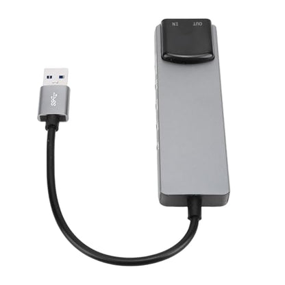 Tangxi USB to 3.5mm Jack Audio Adapter Cable with SPDIF, Virtual 7.1 Surround Sound External USB 2.0 Sound Card Adapter, Plug and Play for Laptop PC Computer