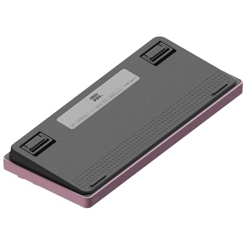 NuPhy Node75 Wireless Mechanical Keyboard, 75% Hot Swappable Custom Keyboard, 82 Keys Computer Gaming Keyboards, Supports Touch Gestures, PBT Keycaps, RGB Backlit, Bluetooth/2.4GHz/USB-C - color: Pink, size: High-Profile Red Max Switch