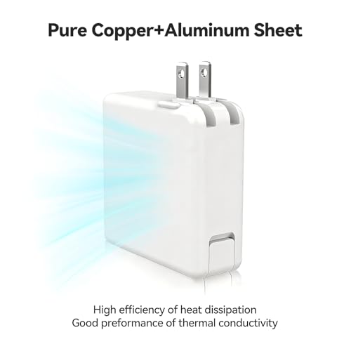 45W MacBook Air Charger - Magnetic Type, Mag2 T Interface - Compatible with 11-inch and 13-inch MacBook Air Models from 2012 to 2017. Laptop Power Adapter