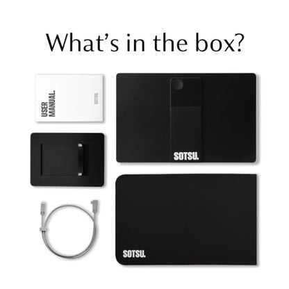 SOTSU FlipAction Pro 16" Gen 2 | 2.5K Portable Monitor | 2560 x 1600 (WQXGA) | 120 Hz | 100% DCI-P3 | 400 Nits | Pivot Rotate | Full Metal CNC | Perfect Match for Mac and Windows (Universe Black) - color: Universe Black