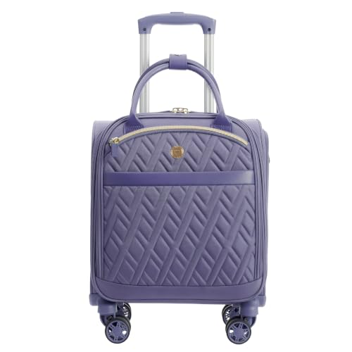 Verage Underseat Carry On Luggage with Spinner Wheels (Lavender Gray, Women's Underseat) - color: Lavender Gray, size: Women's Underseat