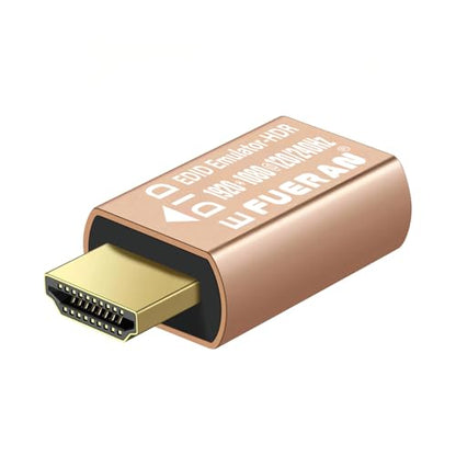 HDMI Dummy Plug Headless Ghost Display Emulator HDMI-Compatible（Fit Headless-1080P@120/240Hz New Generation） (1920X1080@120-240Hz) - color: 1920X1080@120-240Hz
