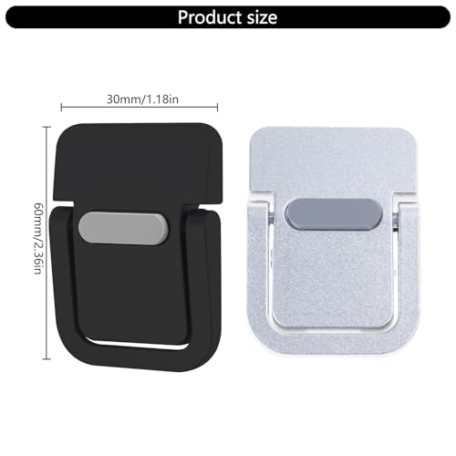 2Pcs Foldable Laptop Stand Portable Notebook Holder Adjustable Cooling Bracket for Tablet Ergonomic Holder - color: Silver Doubleset Mo