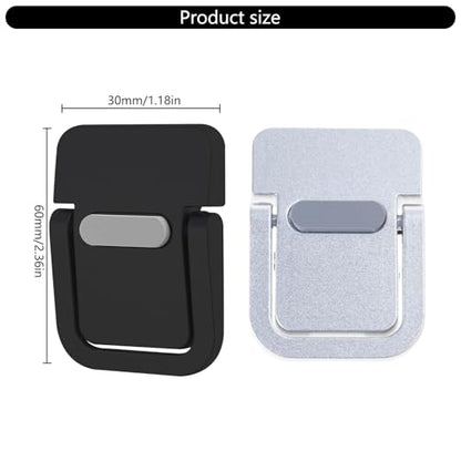 2Pcs Foldable Laptop Stand Portable Notebook Holder Adjustable Cooling Bracket for Tablet Ergonomic Holder - color: Silver Doubleset Mo