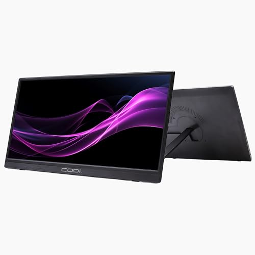 CODi 15.6" Portable Full HD Monitor with Kickstand & Power Delivery