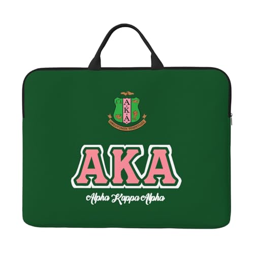 AKA Sorority Gifts 15.6 Inch Laptop Tote Bag,Shockproof Computer Handbag, for Business, College and Daily Use - color: Color-1