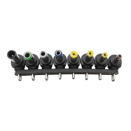 MIUYTRN 8Pcs/Set Universal AC DC Power Supply Charger Adapter Tips Jack Plug Connector Converter Notebook PC cuicui