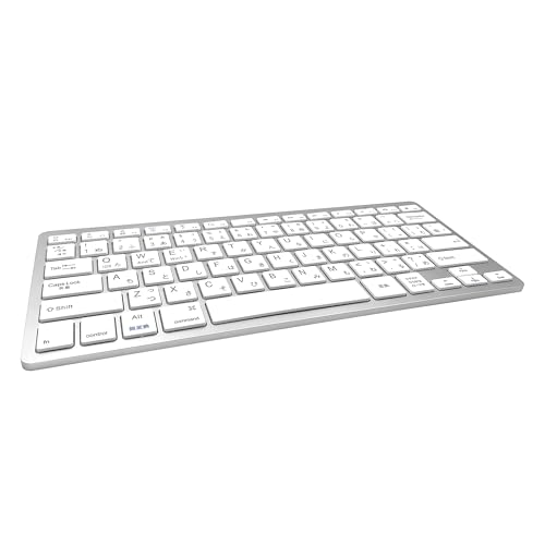 Wireless Japanese Keyboard, Minority Language Ultra Thin Lightweight Silent Bluetooth Keyboards for Laptop/PC/Tablet/Desktop/Smart TV (Japanese) - style: Japanese
