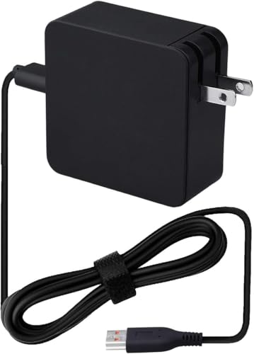 65W Charger Compatible with Lenovo Yoga 700 700-11ISK 700-14ISK 80QD 80QE Yoga 900 900-13ISK 900-13ISK2 Yoga 3 4 Pro 80MK 80UE Laptop Power Supply Adapter Cord