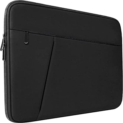 Laptop Sleeve case 14 inch, Protective Soft Padded Computer Carrying Bag | Laptop Sleeve with Front Pocket, Durable Briefcase Handbags Computer Bag for 15.6 inch HP, Dell, Acer, Asus, Notebook - color: Black, size: 14 inch