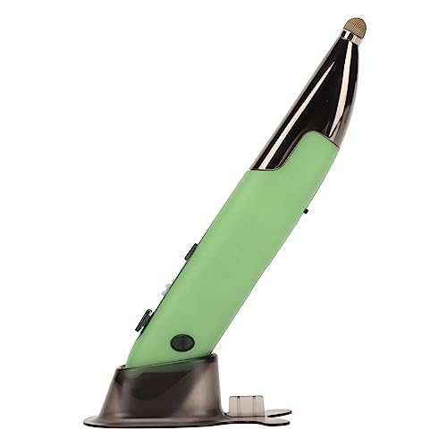 Yinhing Pen Rechargeable Portable Optical Mode for PC Laptop Luminous Silent Handheld Small Design (Green) - color: Green