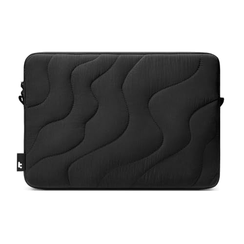 tomtoc 360 Protective Puffy Laptop Sleeve for 15-inch MacBook Air M5/A3448 | 2026, M4/A3241 2025, M3/A3114, M2/A2941, 15" Surface Laptop 7th(Copilot+ PC)/6/5/4/3, Quilted Puffer Soft Computer Case Bag - color: Lavascape, size: 15-inch for MacBook Air