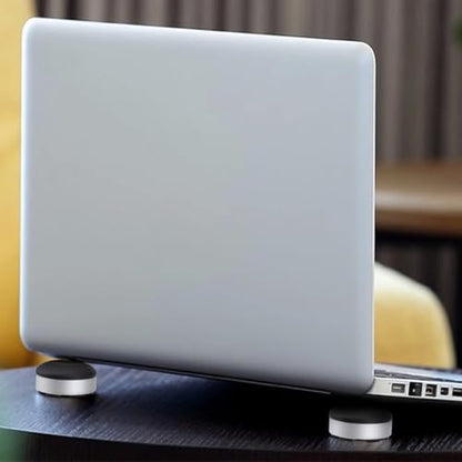 STOBOK 2sets Portable Laptop Stand Ergonomic Height for Heat Dissipation - Base Pad for Home Office Use Black