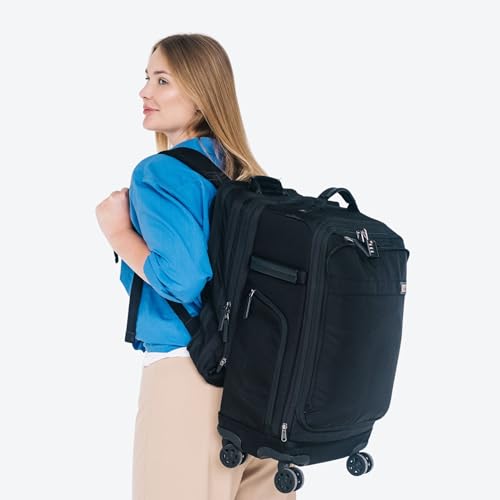 Trilogy Modular System I Modular 4-wheel spinner carry-on, with two zip-off bags! All 3 are Expandable! You get 3 bags in 1! Mix and match; take apart to fit crowded airplane spaces (Zinfandel) - color: Red