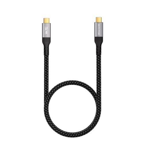 Short 2FT usbc to usbc Cable Compatible with Thunderbolt 4/3, 20Gbps High Speed Data Transfer, 100W PD Fast Charging, 4K@60Hz Video Monitor Display Cord,USB 3.2 gen 2 for ssd - size: 2FT