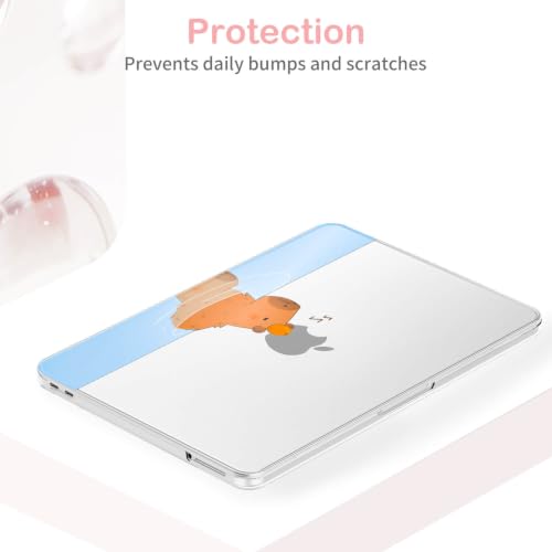 Feams for MacBook Neo 13 Inch Case 2026 A3404, Stylish Protective Clear Case Hard Shell Transparent Cover for MacBook Neo 13 Inch 2026 (A18 Pro Chip) with Keyboard Cover, Capybara - color: Capybara