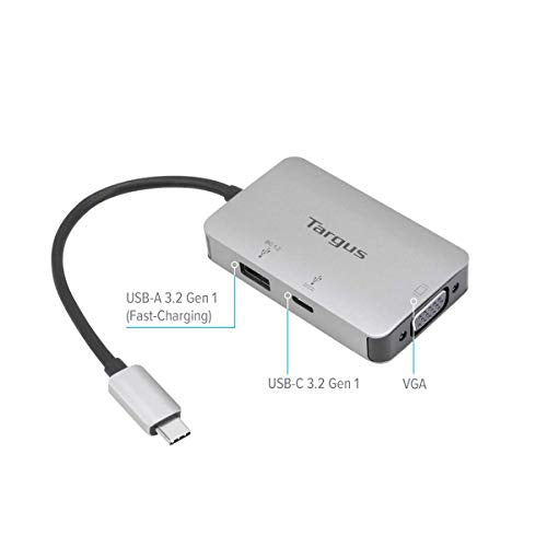 Targus USB C MP SV Adapt 100W PD - style: USB-C Multi-Port Single Video VGA Adapter