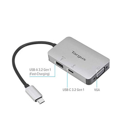 Targus USB C MP SV Adapt 100W PD - style: USB-C Multi-Port Single Video VGA Adapter