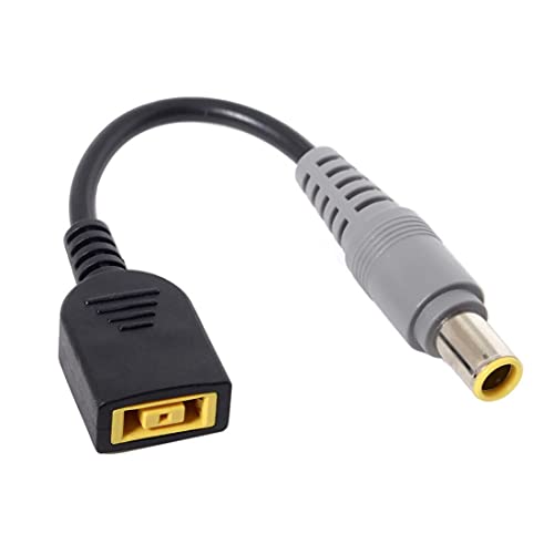 JMT DC 7.9 x 5.5mm Round Jack to Square USB Plug Converter Laptop Power Adapter Connector Cable Compatible for Lenovo ThinkPad IBM Charger (15cm,7.9mm Male-USB Female) - color: 7.9mm Male-USB Female