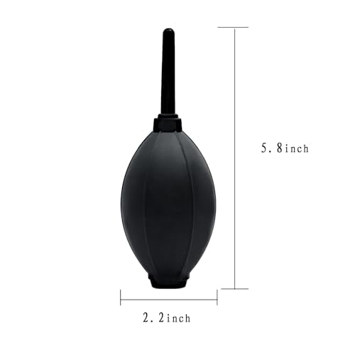 Silicone Soft Tip Manual Air Blower,Dust Cleaner for DSLR,Camera Lens,Camera Sensor,LCD,Keyboard,Watch,Coffee Machine,Cleaning Air Blower (Long Nozzle) - size: Long Nozzle