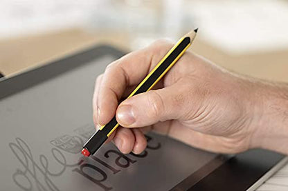 STAEDTLER Noris Jumbo Digital Stylus Pen with Eraser for Touchscreens: No Charging, Thick Triangular Barrel for Comfort, Works with Samsung Galaxy Tab, Kindle Scribe & More, Replacement Nibs & Tool