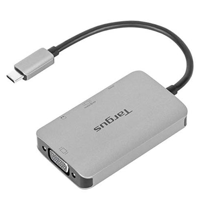 Targus+USB+C+SV+Adapt+100W+PD+Silver - style: USB-C Single Video Adapter with 100W