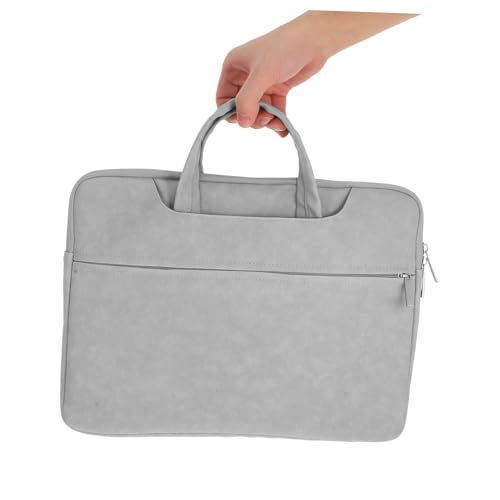 Laptop Sleeve Case for Notebook Pu Protective Bag Front Pocket Water-Resistant Carrying Case for Business Travel Compatible Laptops