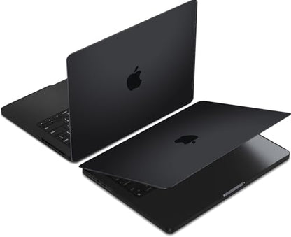 Space Black Case for MacBook Pro 14 inch 2025-2021 M5 M4 M3 M2 M1 Pro/Max Chip A3434 A3112 A3185 A3401 A2918 A2992 A2779 A2442, Frosted Matte Plastic Hardshell & Keyboard Cover, Black Clear - color: ## Frosted Space Black