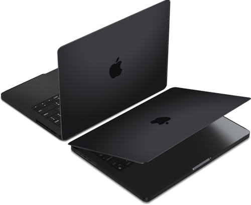 Space Black Case for MacBook Pro 14 inch 2025-2021 M5 M4 M3 M2 M1 Pro/Max Chip A3434 A3112 A3185 A3401 A2918 A2992 A2779 A2442, Frosted Matte Plastic Hardshell & Keyboard Cover, Black Clear - color: ## Frosted Space Black