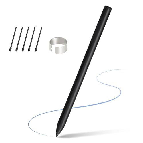 Stylus Pen for Remarkable 2 Pen with Eraser & 5 Tips,Magnetic Stylus Replacement Pen for Remarkable 2 Alternative Marker Plus, Digital Pencil for Wacom/Kindle Scribe/BOOX/EMR Devices