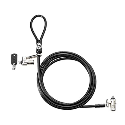 BRETFORD, INC HP T1A64AA Dual Head Keyed Cable Lock - Security Cable Lock - 7 ft