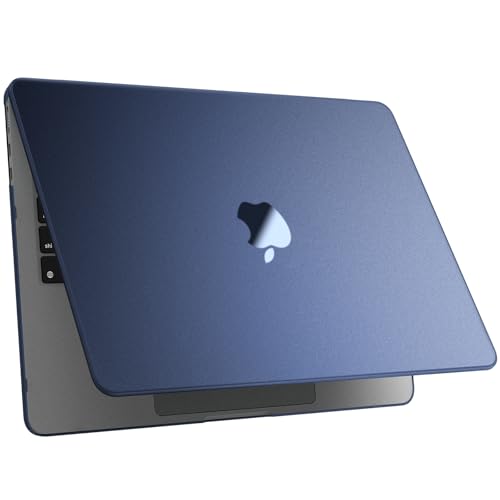 Soonjet for MacBook Pro 14 inch Case M5 M4 M3 M2 M1 Pro/Max 2026-2021 Cover | Blue Clear Matte, Protective Hard Shell Laptop Cover, Ultra Thin, Anti Crack & Fingerprint, Scratch Resistant, Easy Snap on - color: Midnight Blue Clear