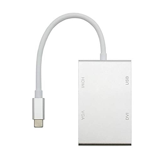 axGear USB-C to HDMI/DVI/VGA External Graphics Video Card Adapter USB 3.0 4K x 2K