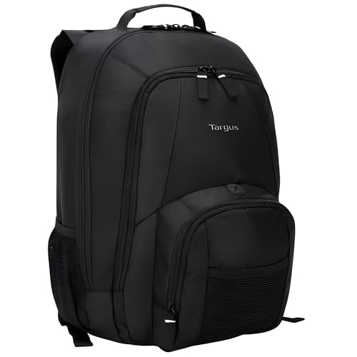 Targus 16 Inch Groove Laptop Backpack, Black - Fits Most Laptops up to 16", Water Resistant Travel Backpack for Business Commuters and Travel (CVR600) - size: 16 Inch, style: Groove