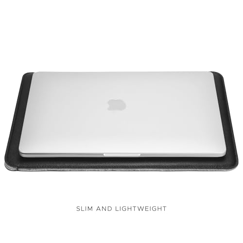 Comfyable Laptop Sleeve 14 Inch Precisely Compatible with MacBook Pro M5 M4 M3 M2 Pro/Max 2026-2021, Faux Leather Cover Case, 14 in, Black - color: Black, size: For 14" MacBook Pro
