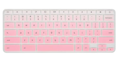 Keyboard Cover for Acer Chromebook Spin 11 311 C733 CP311 511 512/Chromebook 11 CB3-131 CB3-132 CB5-132T/Chromebook Spin CP713 CB5-312T/Acer Chromebook 14 15 inch -Gradual Pink - color: Gradual Pink