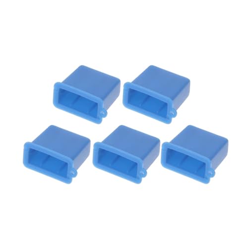 USB Cover Cap 40 Pcs USB Type A Male Anti-Dust Plug Stopper Cap Cover Protector Dropship for USB Type A(Blue) - color: Blue