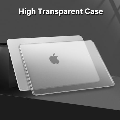 MOSISO Compatible with MacBook Pro 16 inch Case M5 M4 M3 M2 M1 2026-2021 | Seamlessly Closes Anti-Crack&Anti-Fingerprints Hard Shell for A3429 A3428 A3403 A3186 A2991 A2780 A2485, Matte Clear - color: Matte Clear