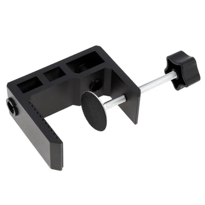 RTNLIT Heavy Duty Desk Clamp for 1/2” and 5/8" Hole Base Magnifying Lamp | Large Metal Table Mount Mic C Clamp, for Microphone Boom Arm, Swing Arm Lamp, Fits up to 3.3" Desktop Thickness