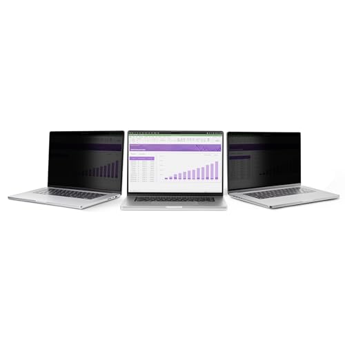 StarTech 13.3in 16:10 Laptop Privacy Screen, Flip-Up, +/-30 Deg. View | Anti-Glare Blue Light Filter, Laptop Security Shield, Touch-Enabled Privacy Filter