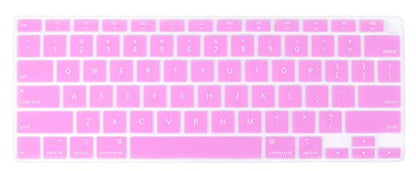 Se7enline for MacBook Air 13 Inch Keyboard Cover M1 2018-2024 A2337/A2179 | Silicone Waterproof Dustproof Durable Washable Laptop Accessories Protective Skin 2019/2020/2021/2022/2023,Light Purple - color: Lavender/Light Purple