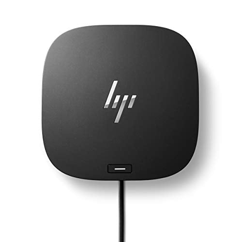 HP USB-C Dock G5-11-in-1 Adapter for Both USB-C and Thunderbolt-Enabled Laptops, PCs, & Notebooks - for Charging, Networking, or Data Transfers - Great for Secure & Remote Management,Black - style: G5