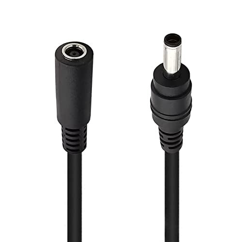 LOKEKE DC 4.5mm Tip Adapter Extension Cable, DC Jack 4.5 x 3.0mm Female to 4.5 x 3.0mm Tip Male Charger Power Cord Cable for Laptop