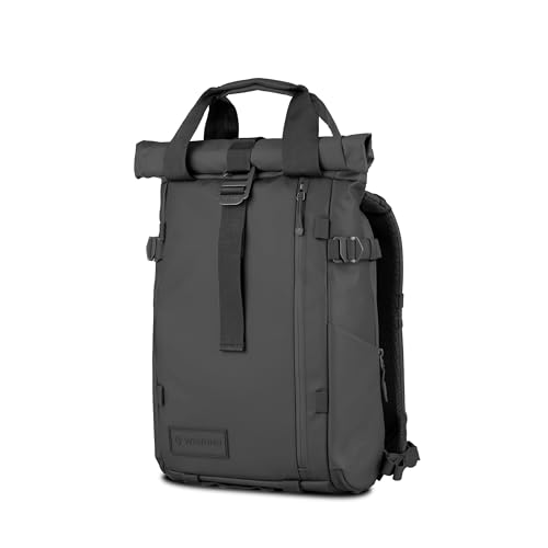 WANDRD PRVKE Rolltop 15L V4 Photography Bundle – Compact Travel Camera Backpack with Essential Camera Cube and Laptop Sleeve - color: Black, size: 15L (Photography Bundle), style: Rolltop