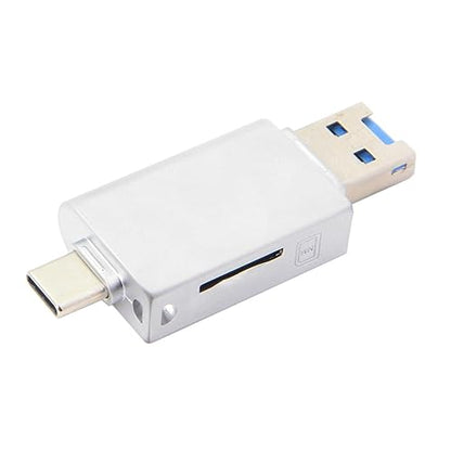 xiwai USB-C Type C/USB 2.0 to NM Nano Memory Card TF Micro SD Card Reader for Huawei Mobile Phone Laptop - style: USB-C to TF+NM