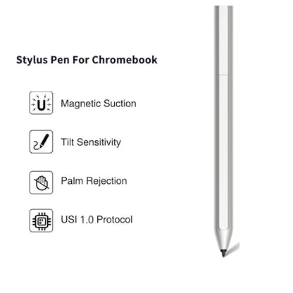 Active Pen L70858-001 (AES 2.0 USI Garaged/Rechargeable G3) 4096 Pressure Levels Digital Stylus for EliteBook x360, Chromebook x2 - Rechargeable with Palm Rejection - style: AES 2.0 USI