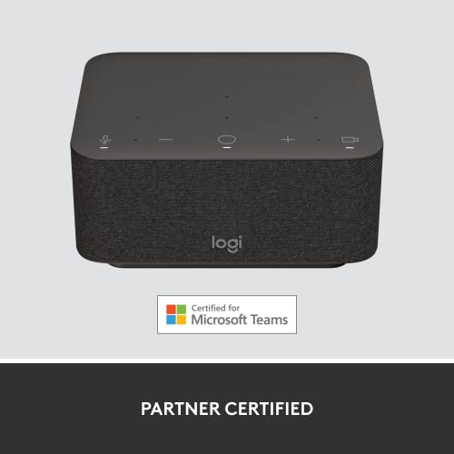 Logitech - Logi Dock, All-in-One USB C Laptop Docking Station, Speakerphone, Noise Canceling Mics, Bluetooth, HDMI, for Windows/macOS, Certified for Microsoft Teams Graphite - color: Graphite, style: Microsoft Teams