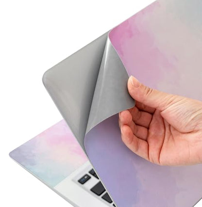 Laptop Skin Sticker Decal 15-15.6 Inches, Universal Reusable Vinyl Sticker for 12.1 13 13.3 14 15.4 Inches Netbook/Notebook PC, Waterproof & Scratch-Resistant (Colorful Clouds) - color: Colorful Clouds