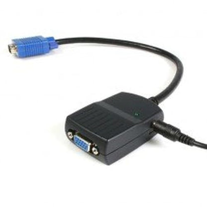 StarTech.com 2 Port VGA Video Splitter - USB Powered - 2048x1536 - VGA Video Monitor Splitter Dual Port (ST122LE) Black - style: 2 Port (USB Powered)